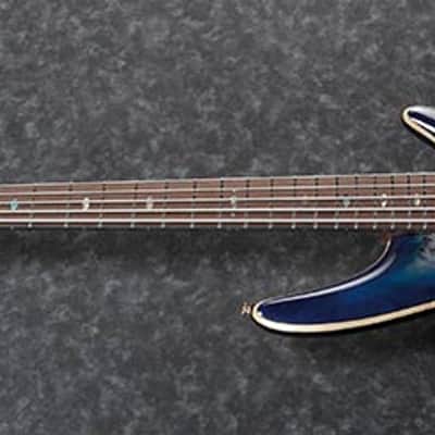 Ibanez SR2605 CBB Cerulean Blue Burst - Premium SR Series 5-String Bass Guitar+ Gig Bag - Brand New - SR2605CBB image 3