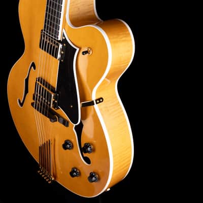 Heritage Eagle Classic Hollow Antique Natural Electric Guitar with Case image 9