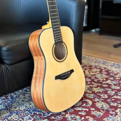 Jay Turser JTA53 3/4 Acoustic Guitar Left-Handed - Blackwood Fingerboard, Natural image 3