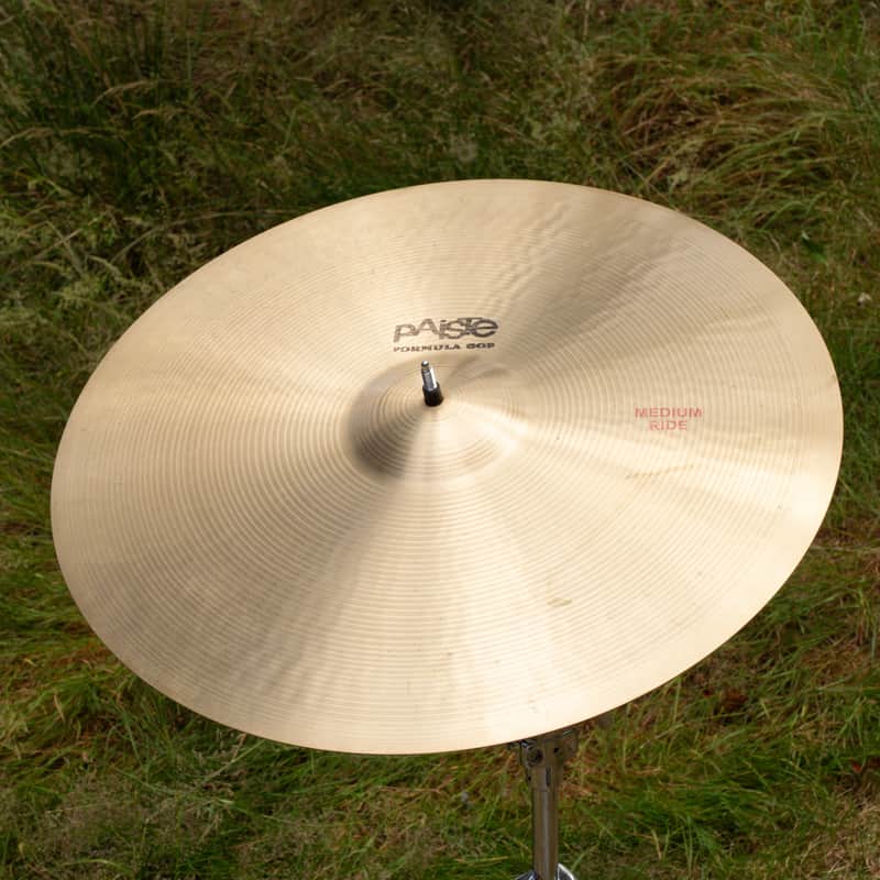 1979 Black label Paiste 20" Formula 602 Medium Ride Cymbal image 1