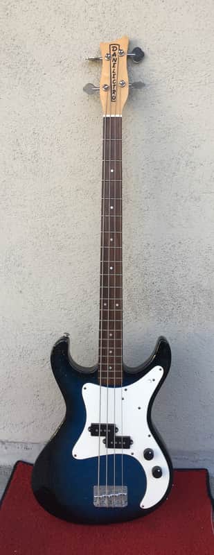 Danelectro Danoblaster Bass in Blue Burst Sparkle image 1