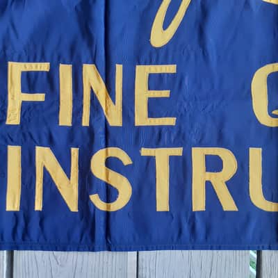 Vintage 1960's Framus "Fine Quality Instruments" Guitar Trade Show Banner! One of a Kind, Music Store Display Sign! image 3