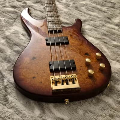 Dean Jeff Berlin Player Signature - Trans Brazilia Burst - 2010s - Dual Humbuckers - Active - 4-String Bass image 4