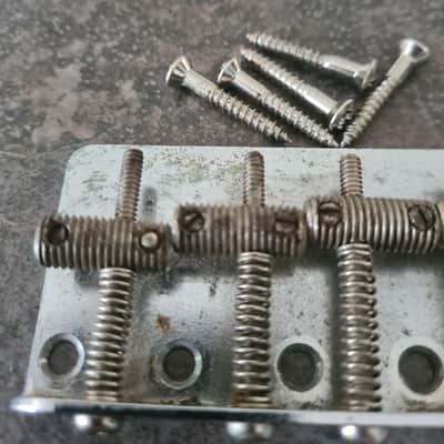 Pre CBS 1962 Fender Precision or Jazz bass bridge 1960 1961 1963 1964 image 7