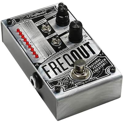 DigiTech FreqOut Frequency Dynamic Feedback Generator Pedal 2024 - SILVER & BLACK image 3