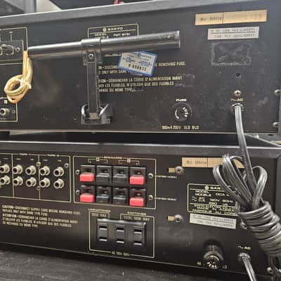 Sanyo DCA 411 & FMT 611 Sterei Receiver And Tuner | Tested And Working image 9