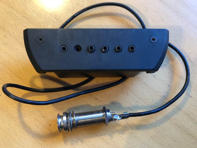 Sunrise S-1 Pickup  Black with endpin jack image 1