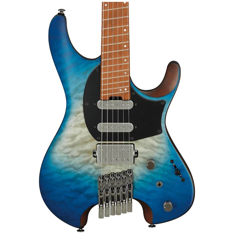 Ibanez QX54QM Electric Guitar (with Gig Bag), Blue Sphere Burst Flat image 1