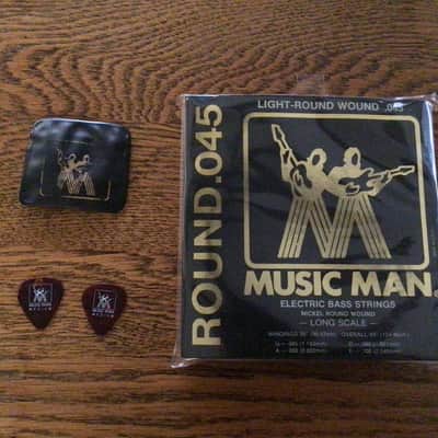 Music Man Vintage Original Leo Fender Era Music Man Bass Strings, Pick Pouch and Picks image 2