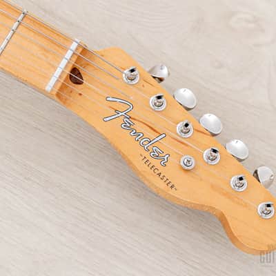 2018 Fender + MJT Telemaster Partscaster Blonde Lacquer Relic, Lightweight Ash w/ Baja 50s Neck, Case image 4