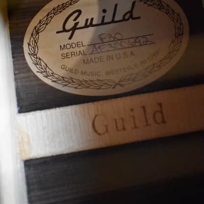 Guild F-30 1996 - Vintage Sunburst image 11