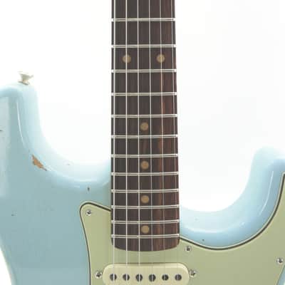 Fender Custom Shop  1962 Stratocaster Relic - FADB - Faded/Aged Daphne Blue image 2