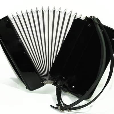 Walther 120 Bass 5 Row Button Accordion C Griff, German Concert Bayan, Straps and Hard Case, Perfect Professional Accordian for Adults, 2501 image 12