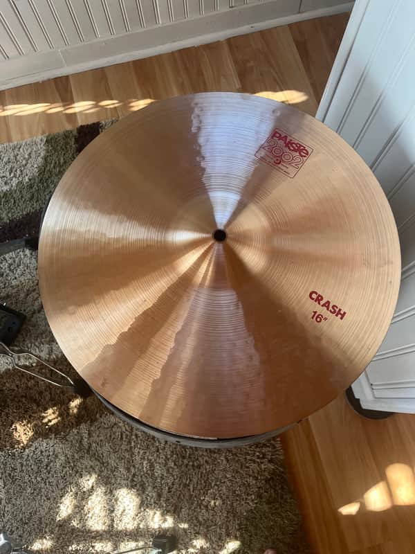 Paiste 16" 2002 Crash Cymbal 1980 - Present - Traditional image 1
