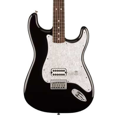 Fender Limited Edition Tom DeLonge Stratocaster Electric Guitar, Black, RW image 8