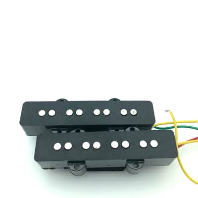 Jazz J-Bass Style Pickup Set Black image 1