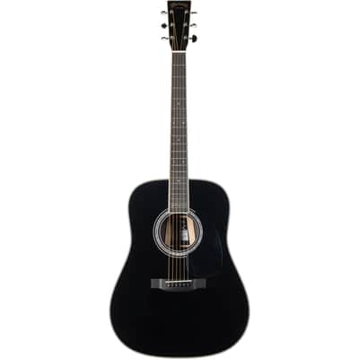 Martin D-35 Johnny Cash Special Edition Acoustic Guitar - Black image 2