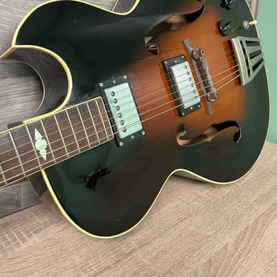 RARE Epiphone Triumph 1938 Tobacco Burst Hollow Body Electric Guitar #2709 image 16