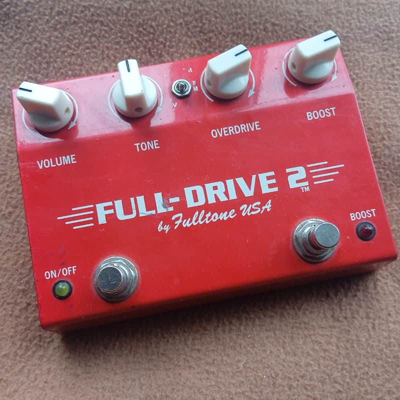 #222 Fulltone Full Drive 2 CS , Limited Red , signed by M. Fuller image 1