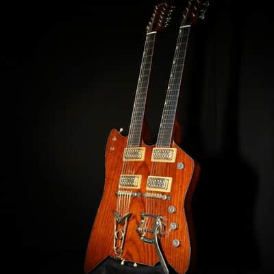 Gretsch Namm Show Double Neck Billy Bo Palomino Guitar G6199G-612 Custom image 3