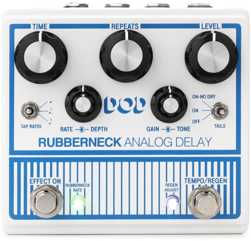 DOD Rubberneck Analog Delay Pedal with Tap Tempo (RubberNeckd1) image 1