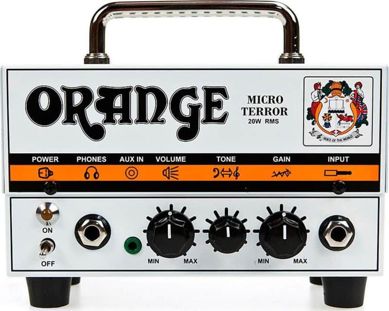 Orange Micro Terror Electric Guitar Hybrid Head, 20W, White image 1