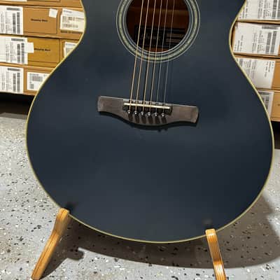 Ibanez AE100 Acoustic-Electric Guitar - Dark Tide Blue Flat image 3