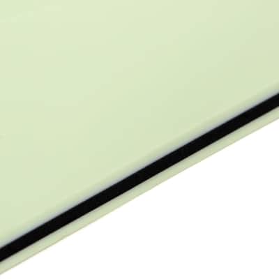 8-Hole 50s 57 Vintage Style Strat SSS Guitar Pickguard for American Stratocaster, 3Ply Mint Green image 4
