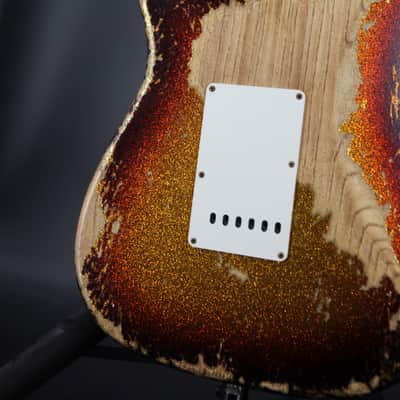 Fender Custom Shop 1963 Stratocaster® Super Heavy Relic® - Super Faded Aged 3-Color Sunburst Sparkle image 10