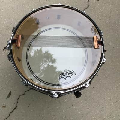 5.5x14 Yamaha Oak Custom Snare drum w/Protection Racket bag. image 5