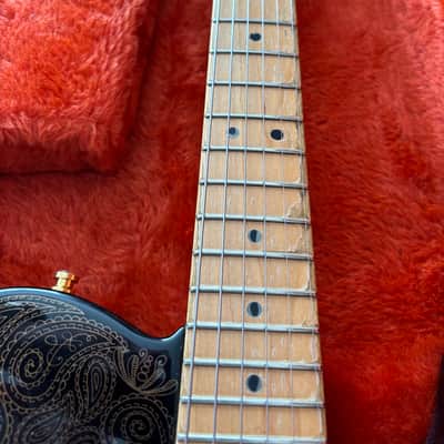 Fender James Burton US Signature Telecaster 1990 - 2006 - Black with Gold Paisley image 7