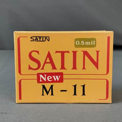 SATIN M-11 Stereo moving coil Cartridge W/ Box From Japan image 1