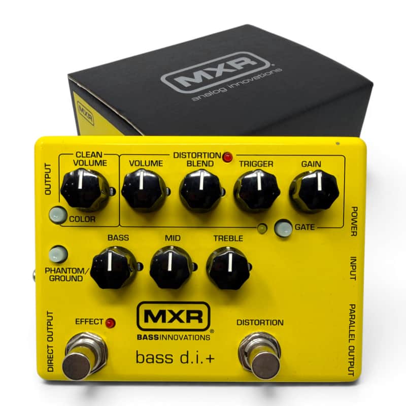 MXR M80Y Bass DI+ (Special Ikebe Music Edition Yellow) [USED-EXCELLENT] image 1