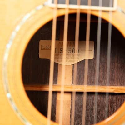 Yamaha LS-500 Spruce/Rosewood MIJ OM-style Guitar image 4