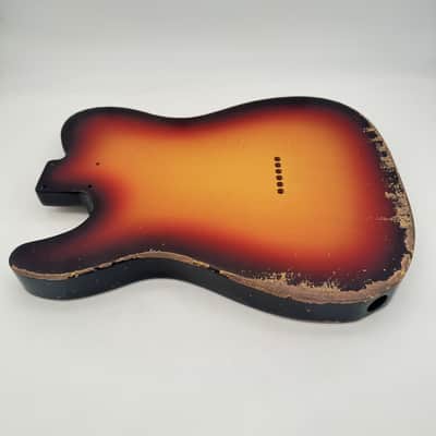 MJT Telecaster Body Alder Relic Nitro Light MJT5445 image 6