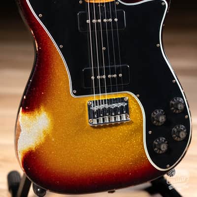 Friedman Vintage T Alder P-90 Guitar w/ Maple Neck – 3-Tone Burst Sparkle image 3