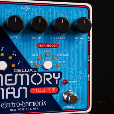 Electro-Harmonix Deluxe Memory Man 1100-TT Analog Delay Pedal image 3