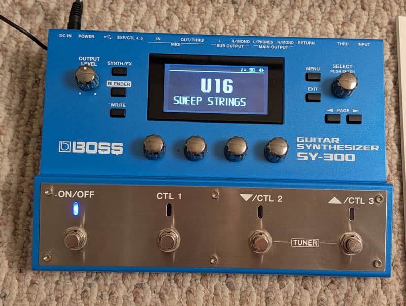 Boss SY-300 Guitar Synthesizer 2015 - Present - Blue image 1