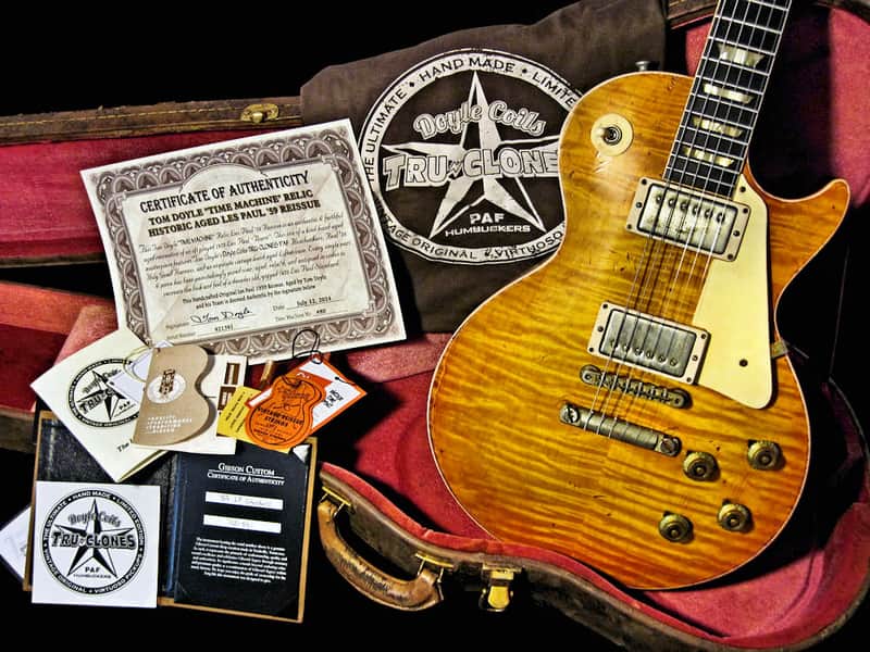 Gibson Custom Shop Tom Doyle "TIME MACHINE" #80 “SUPER PREMIUM” Historic Aged '59 Les Paul ~ R9 w/Doyle Coils PAF – Vintage 1959 Burst Relic image 1