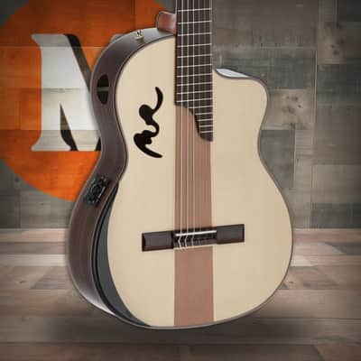 Manuel Rodriguez Cortado Indian Rosewood 4/4 Satin E-Acoustic Cutaway (501460) image 1