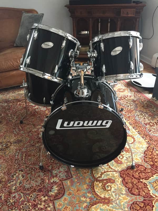 Ludwig Accent 2000’s Black Gloss Wrap image 1
