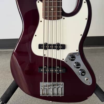 Fender Jazz Bass V 2000-2001 - Midnight Wine image 2