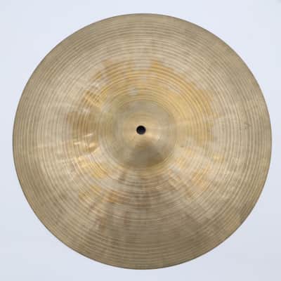 Vintage K. Zildjian Istanbul New Stamp Hi-Hat Pair 14" 884g/894g with Original Bag! image 5
