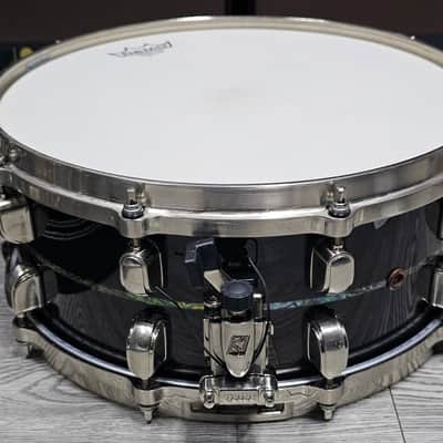Tama 14"x 6" Starclassic G-Maple in Black Cherry with Abalone Inlay image 4
