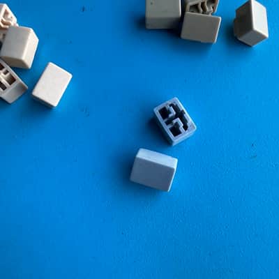CASIO MT-100 Vintage Keyboard Part: Blue Orange Gray Push Button Cover Set image 5