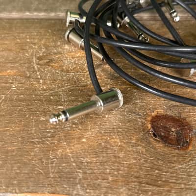 George L's TS Right-Angle Patch Cables - Black image 2