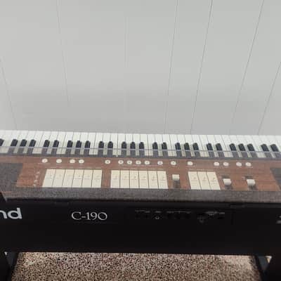 Rare Roland C-190 Digital Organ Piano Keyboard w/ Stand C190 image 8