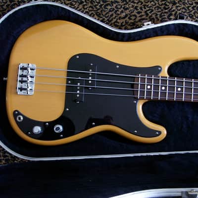 Fender American 60th Anniversary Precision Bass 2005/2006 Transparent Butterscotch image 2