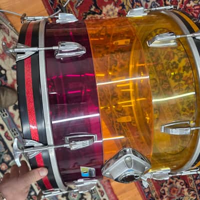Ludwig Tequila Sunrise Tivoli Bass Drum 20x14 1970s image 13
