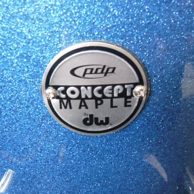 PDP Concept Maple 14x16" Floor Tom-Blue Sparkle-Excellent! Bild 2